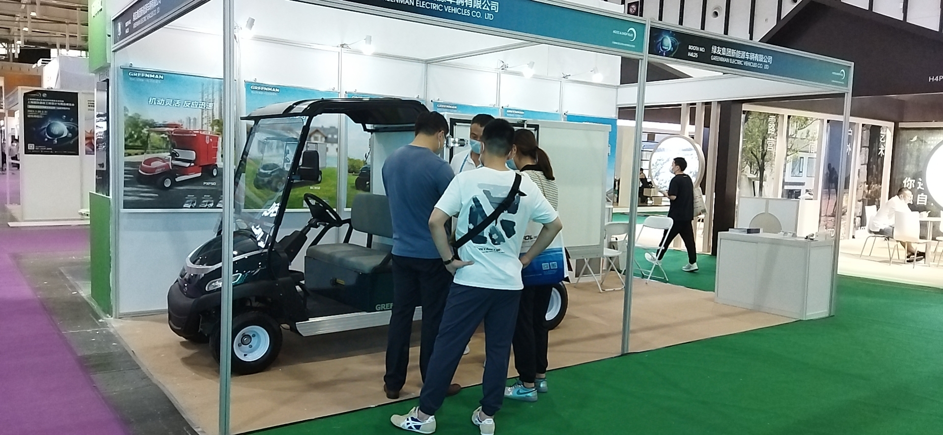 綠友電動布草車 亮相2022年上海國際酒店設(shè)計(jì)與用品展會